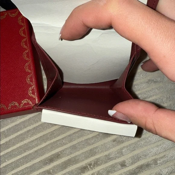 Cartier Red Leather Coin Pouch - Full Inclusion! - Picture 5 of 7
